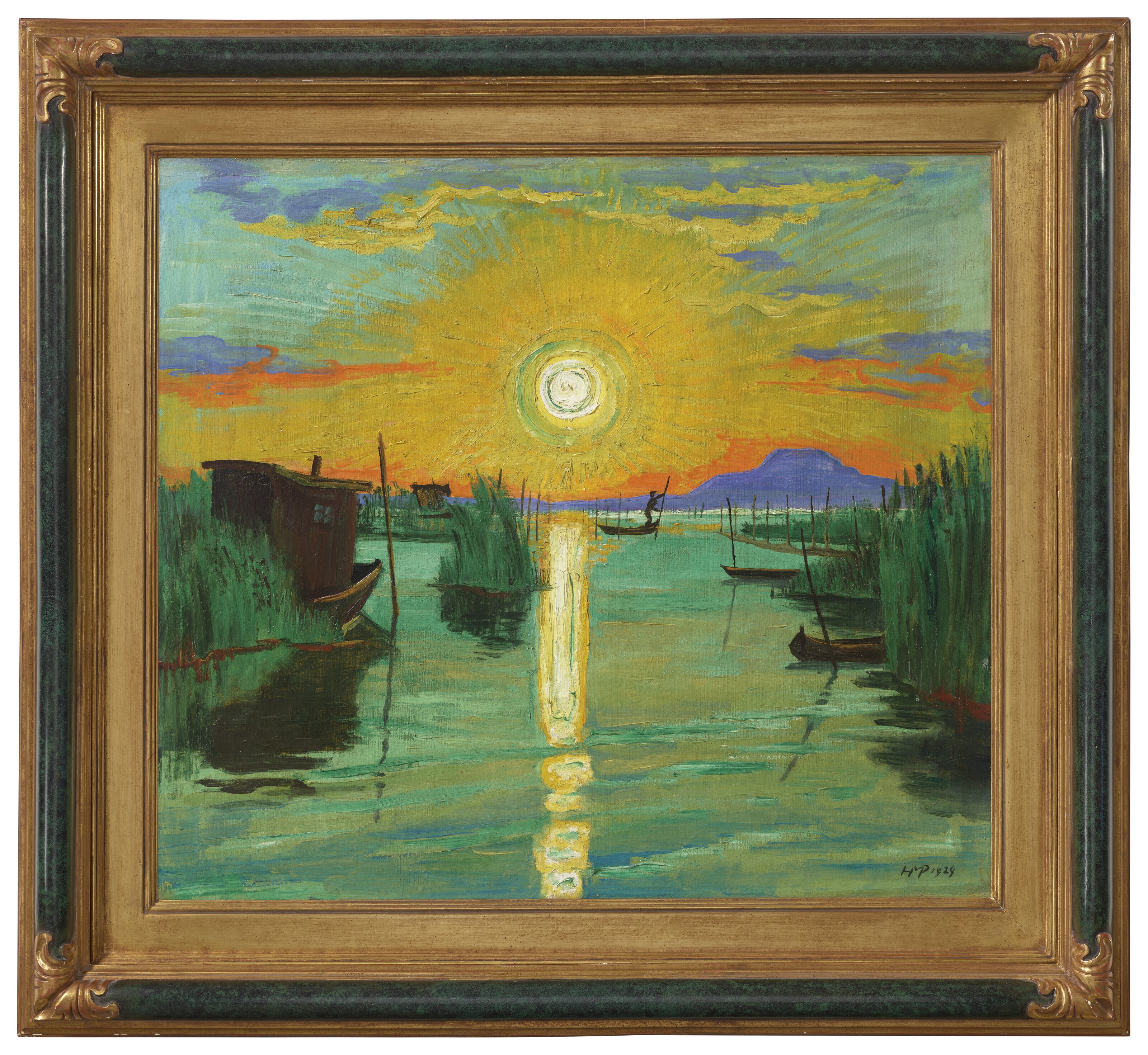 Artwork by Max Pechstein, Morgensonne, Made of oil on canvas