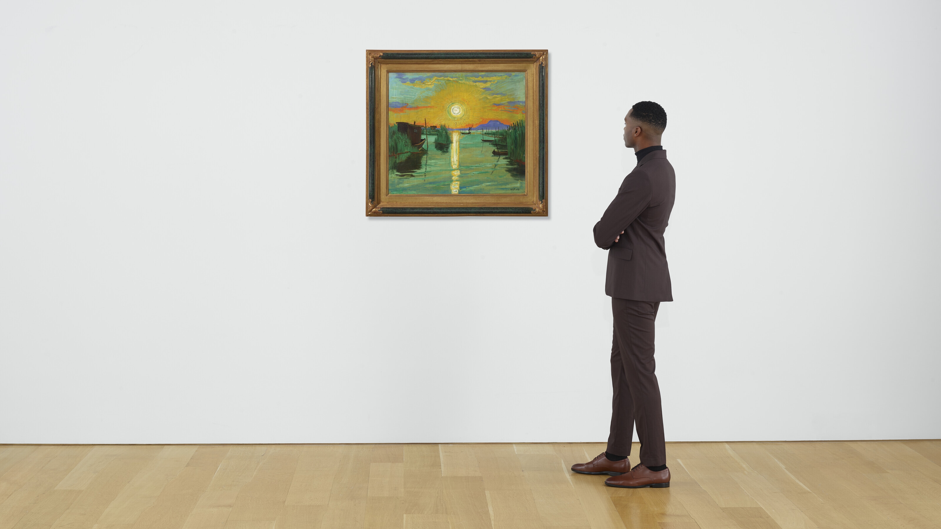 Artwork by Max Pechstein, Morgensonne, Made of oil on canvas