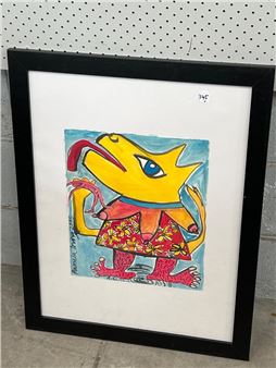 FRAMED PAMELA IRVINE ARTWORK - Pamela Irvine