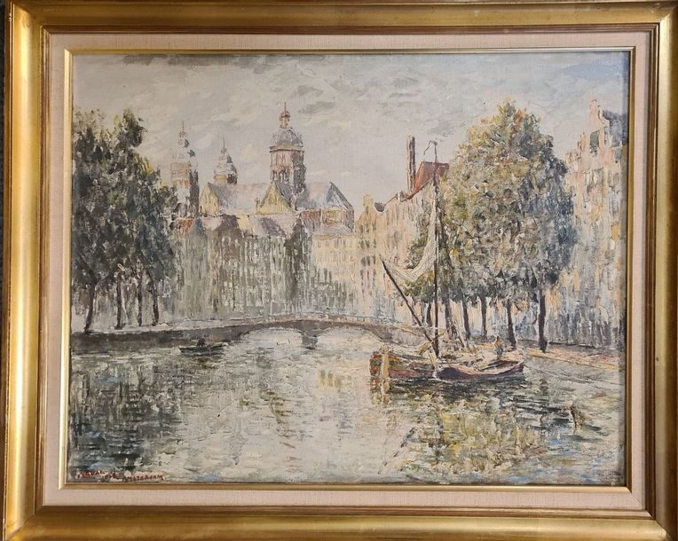 Artwork by Fernand Laval, Amsterdam, 1928, Made of oil on canvas