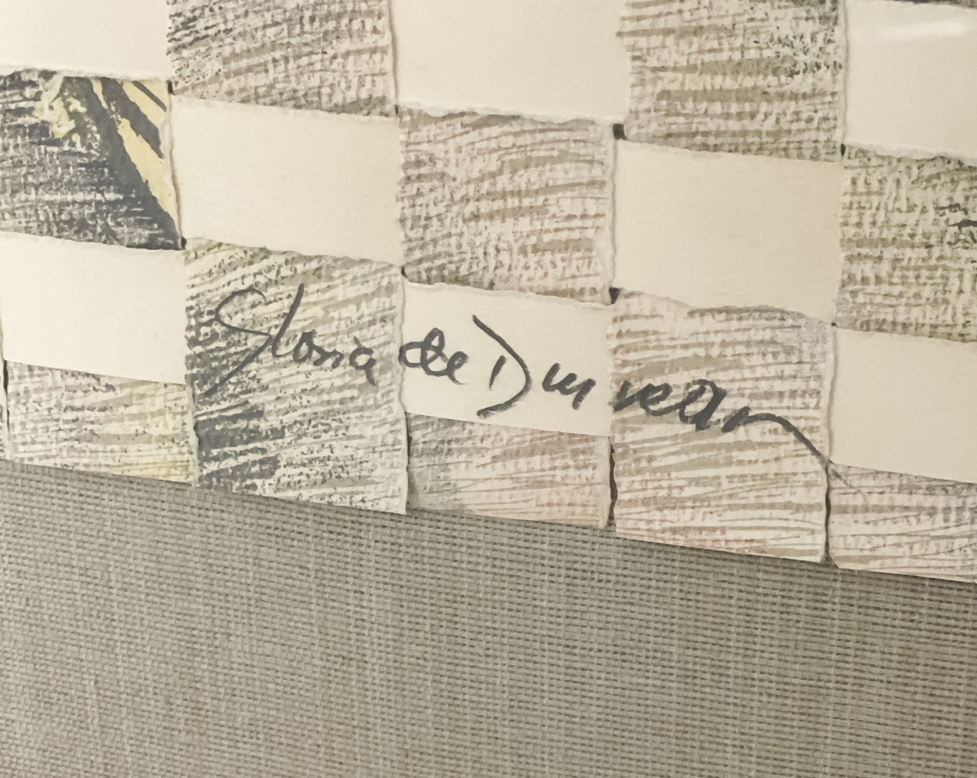 Artwork by Gloria de Duncan, Untitled, Made of collage