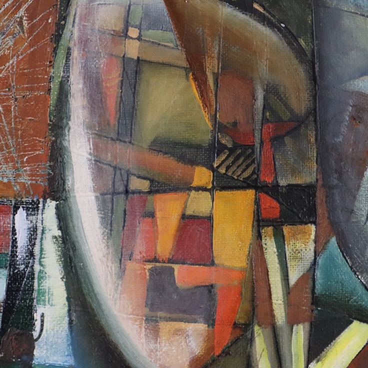 Artwork by Nikolai Reznichenko, Paar unter einem Hut, Made of Öl auf Leinwand