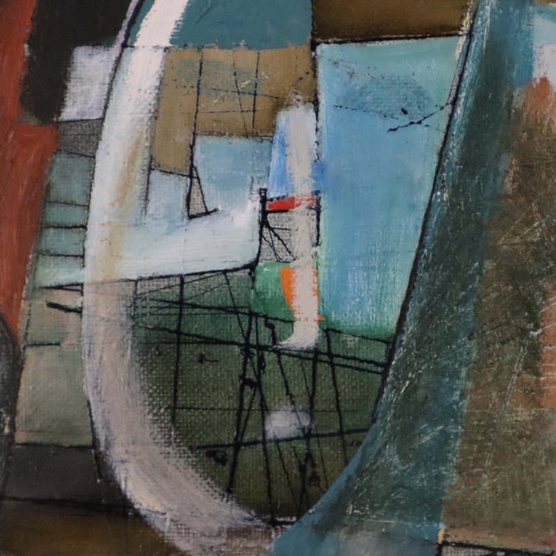 Artwork by Nikolai Reznichenko, Paar unter einem Hut, Made of Öl auf Leinwand