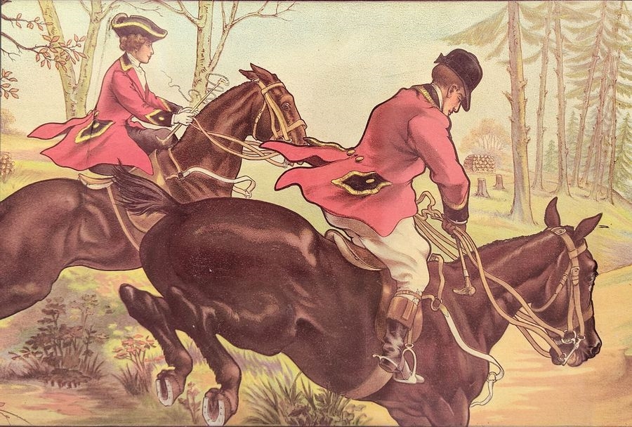 Superbe Manteau De Chasse Au Renard Ignacy Kunin - Rouge écarlate, Queue De Morue, Occasion élégante