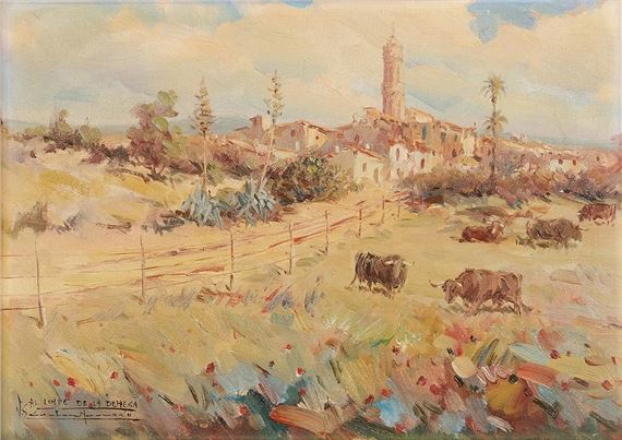 Al linde de la dehesa by Vicente Sánchez Navarro