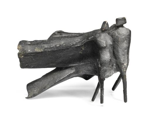 “Miniature figure IV” by Lynn Chadwick, 1978