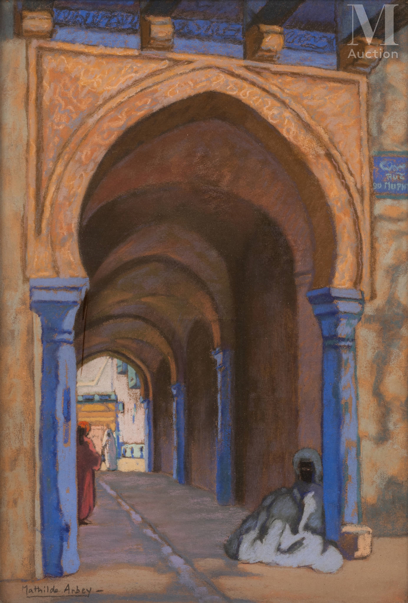 Mathilde Arbey | Scène de rue | MutualArt