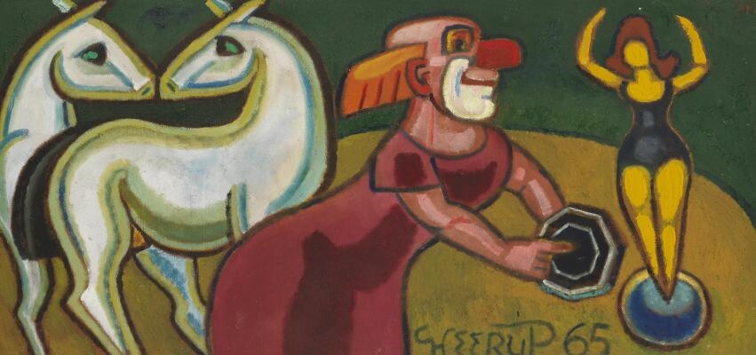 Henry Heerup | “Cirkus Rivels” (1965) | MutualArt