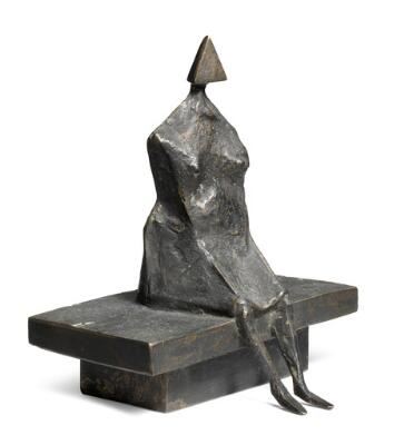 “Sitting Woman” by Lynn Chadwick, 1985–86