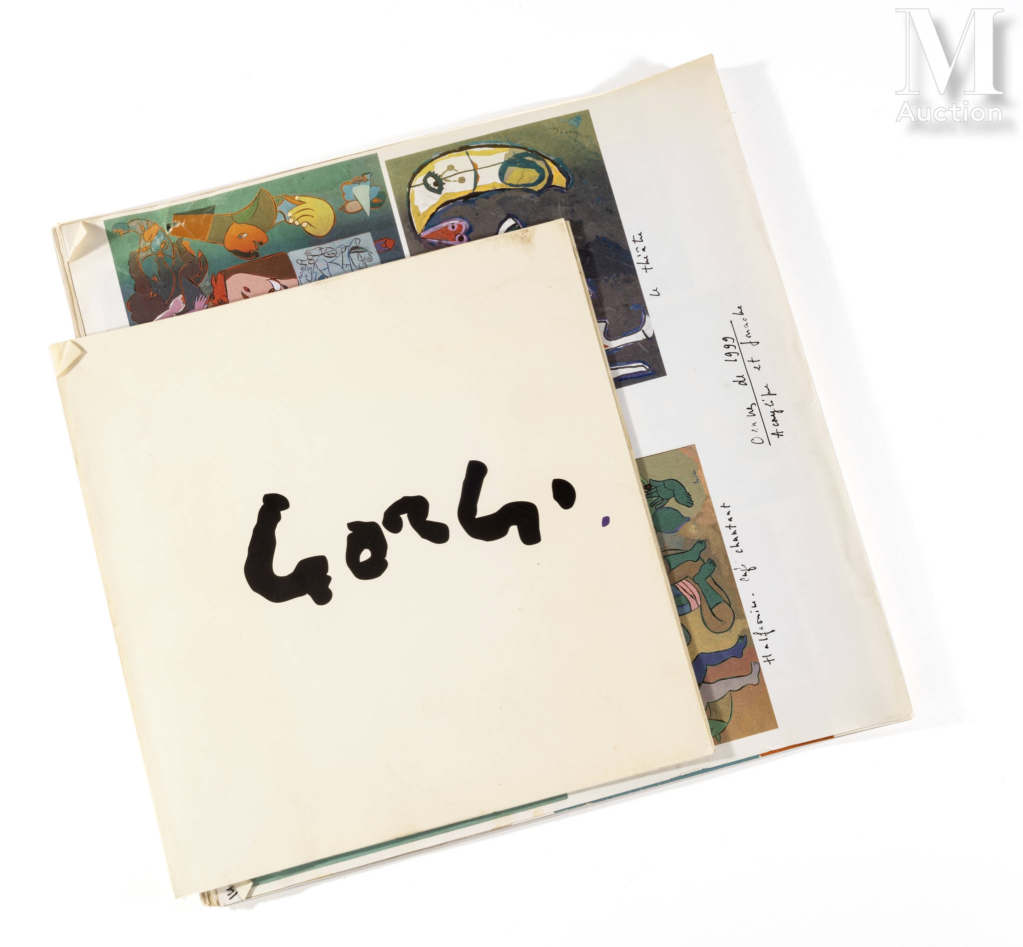 Artwork by Abdelaziz Gorgi, La Danse, Made of Gouache on paper