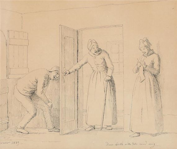 Johan Julius Exner | Hvem skulle ville tale med mig (1889) | MutualArt