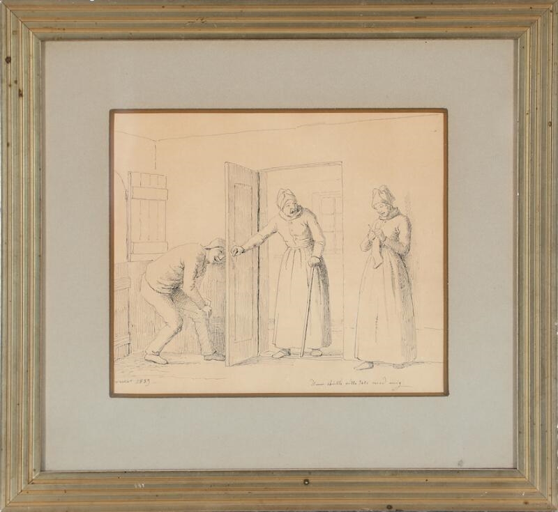 Johan Julius Exner | Hvem skulle ville tale med mig (1889) | MutualArt