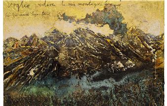 Anselm Kiefer: Voglio vedere le mie montagne - für Giovanni Segantini - Lia Rumma, Naples