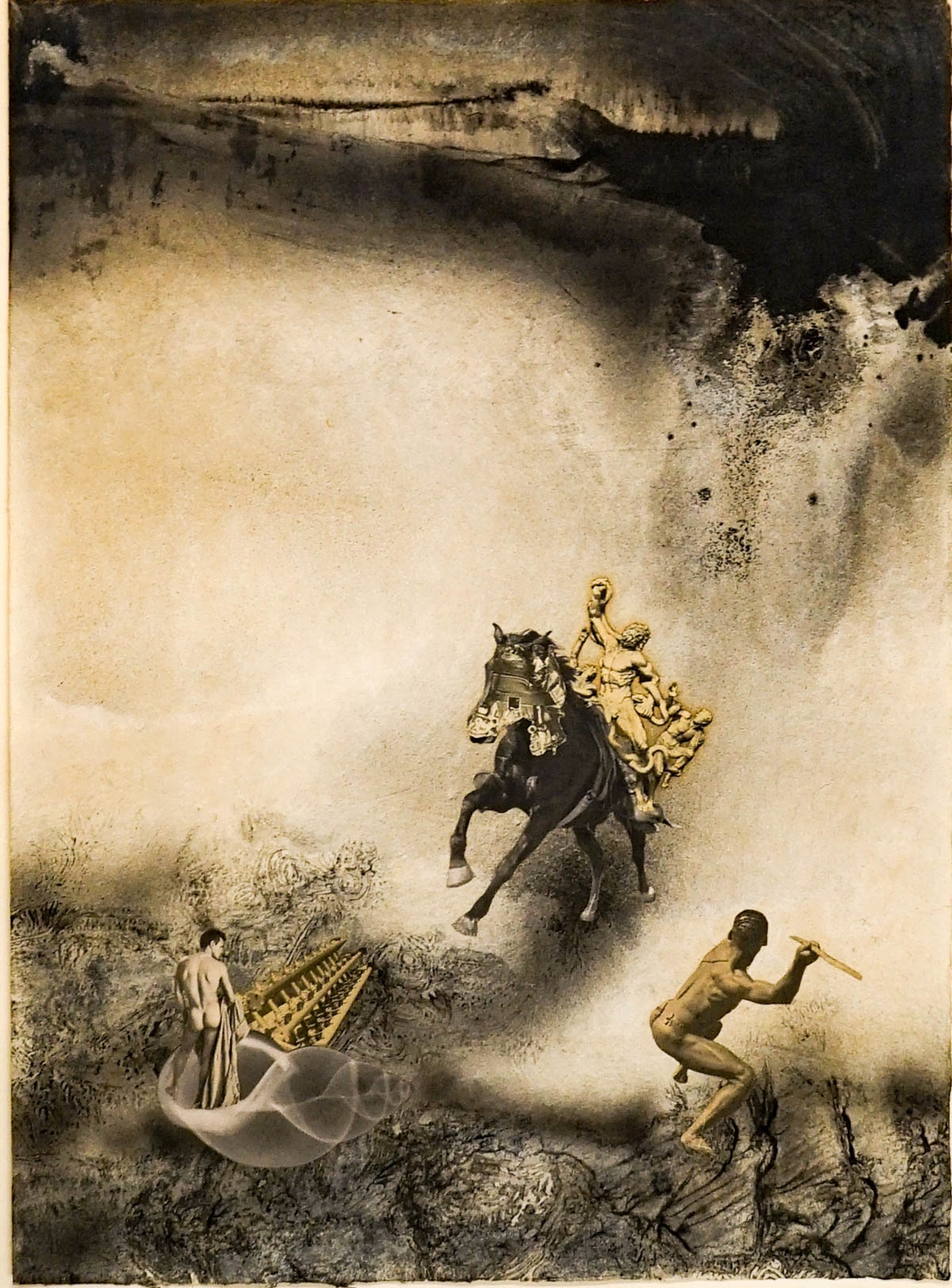James Gleeson | Surrealist Scene with Laocoon | MutualArt