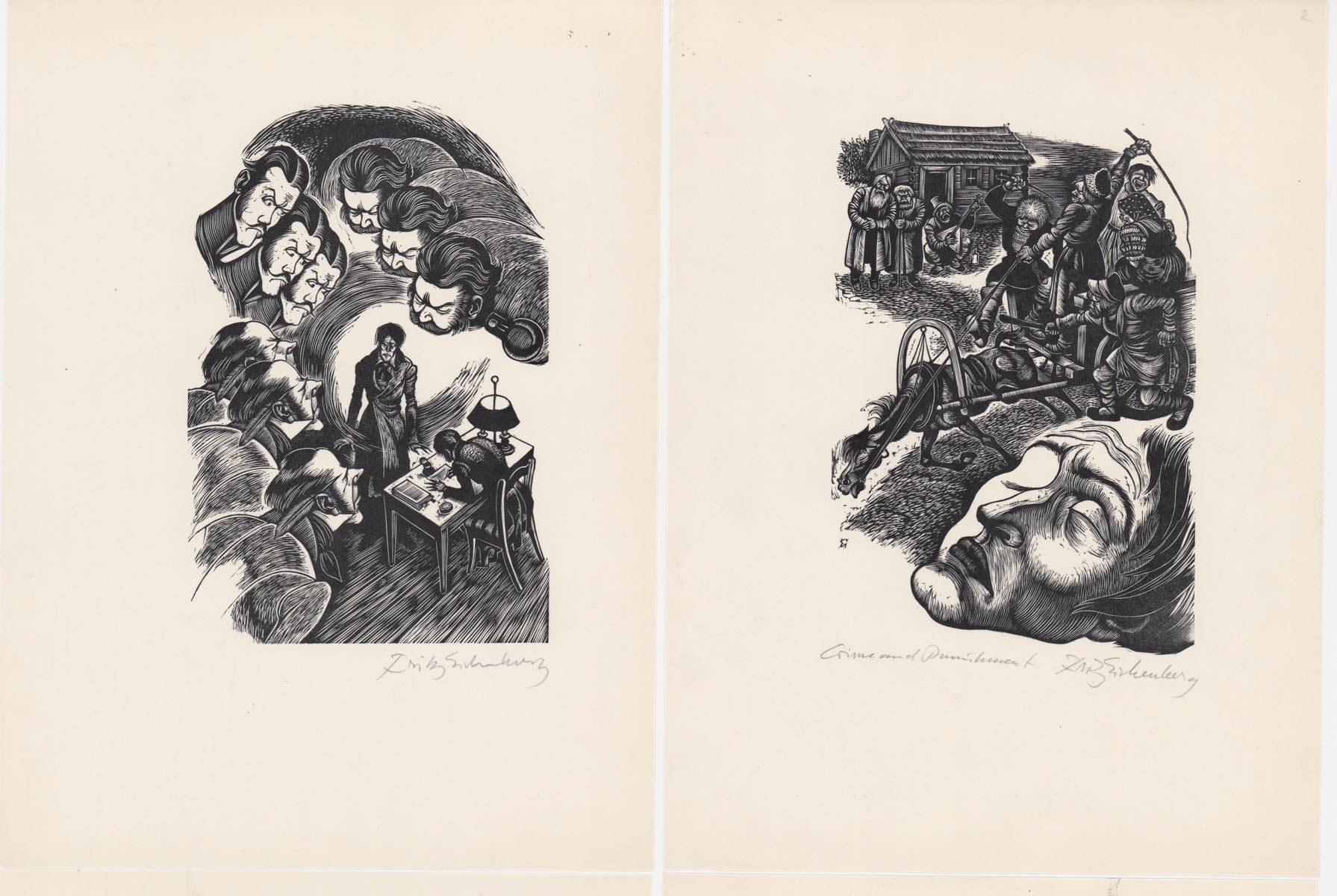 Fritz Eichenberg From Crime And Punishment And Other Mutualart