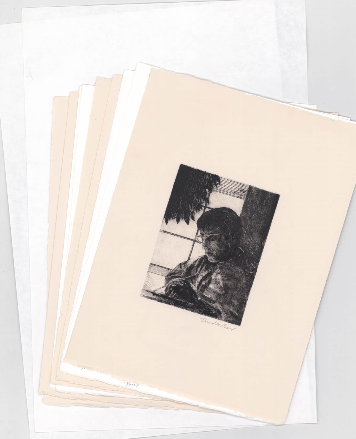 Artwork by David Baird, Nine (9) etchings, Made of Etchings