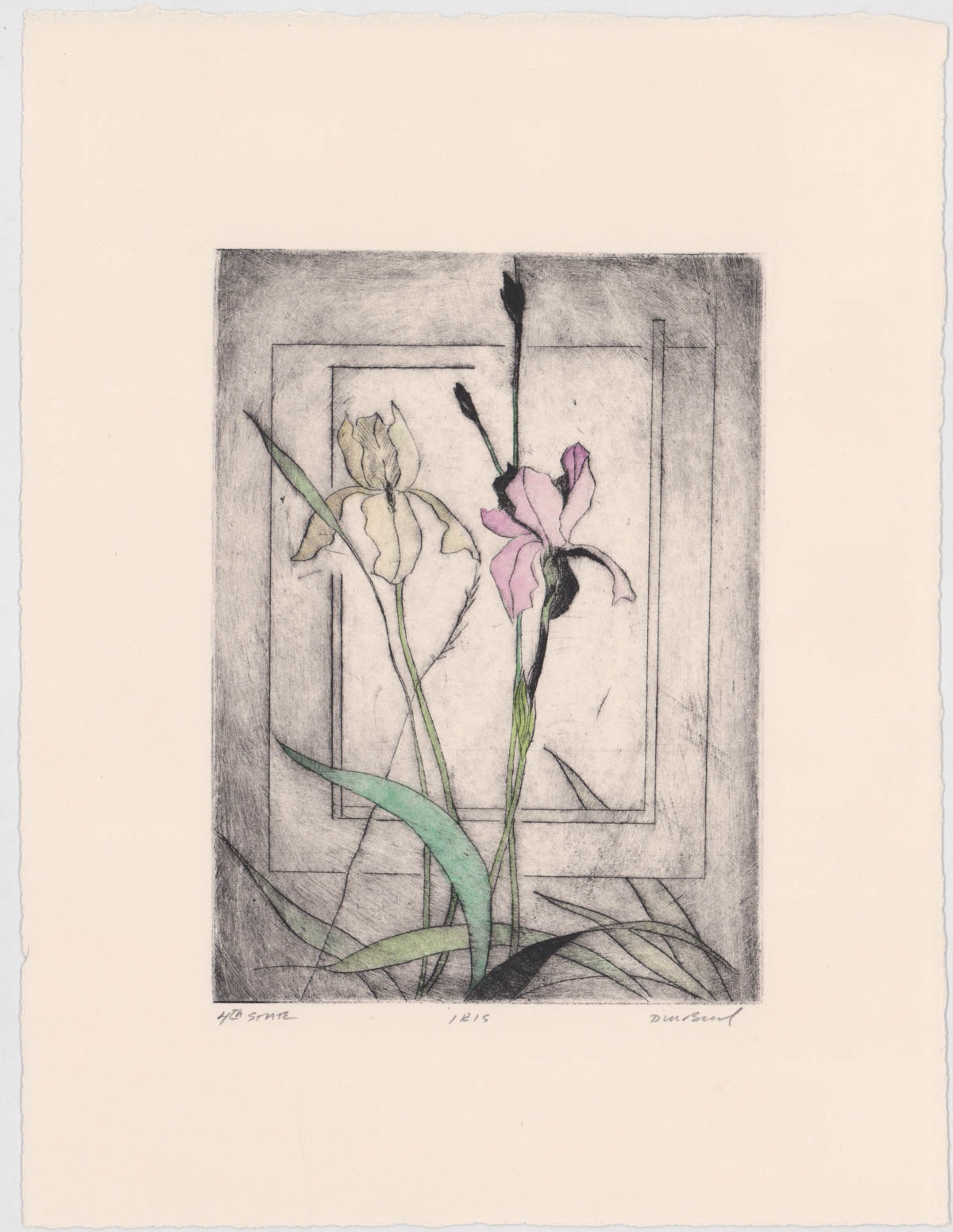 Artwork by David Baird, Nine (9) etchings, Made of Etchings
