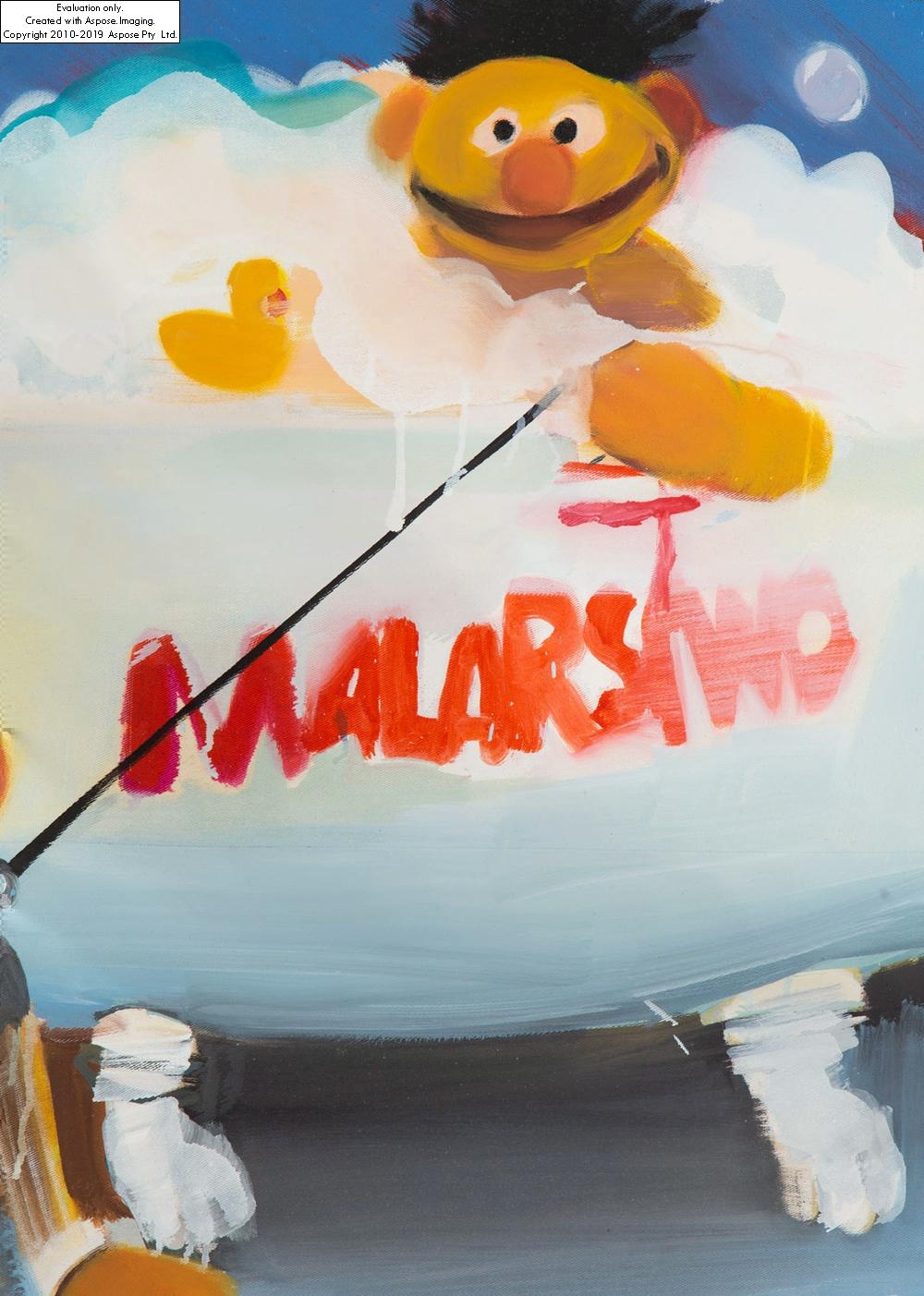 Artwork by Radek Szlaga, Bark Bert, Made of oil/canvas