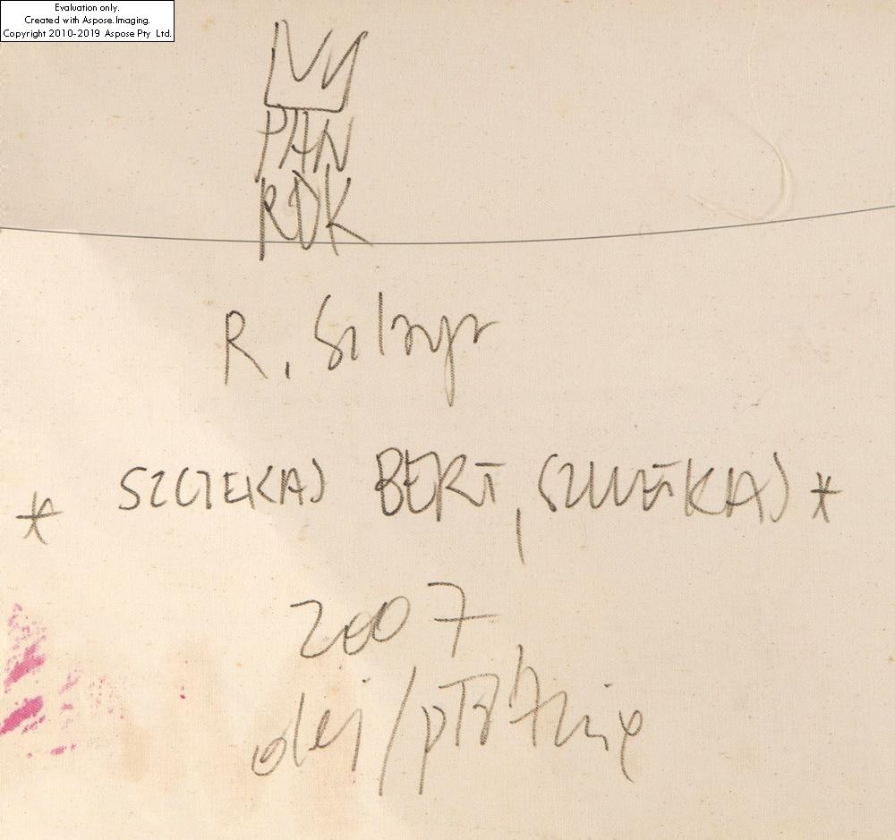 Artwork by Radek Szlaga, Bark Bert, Made of oil/canvas