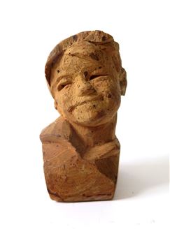 Skulptūra Zēna galva - Lize Dzeguze