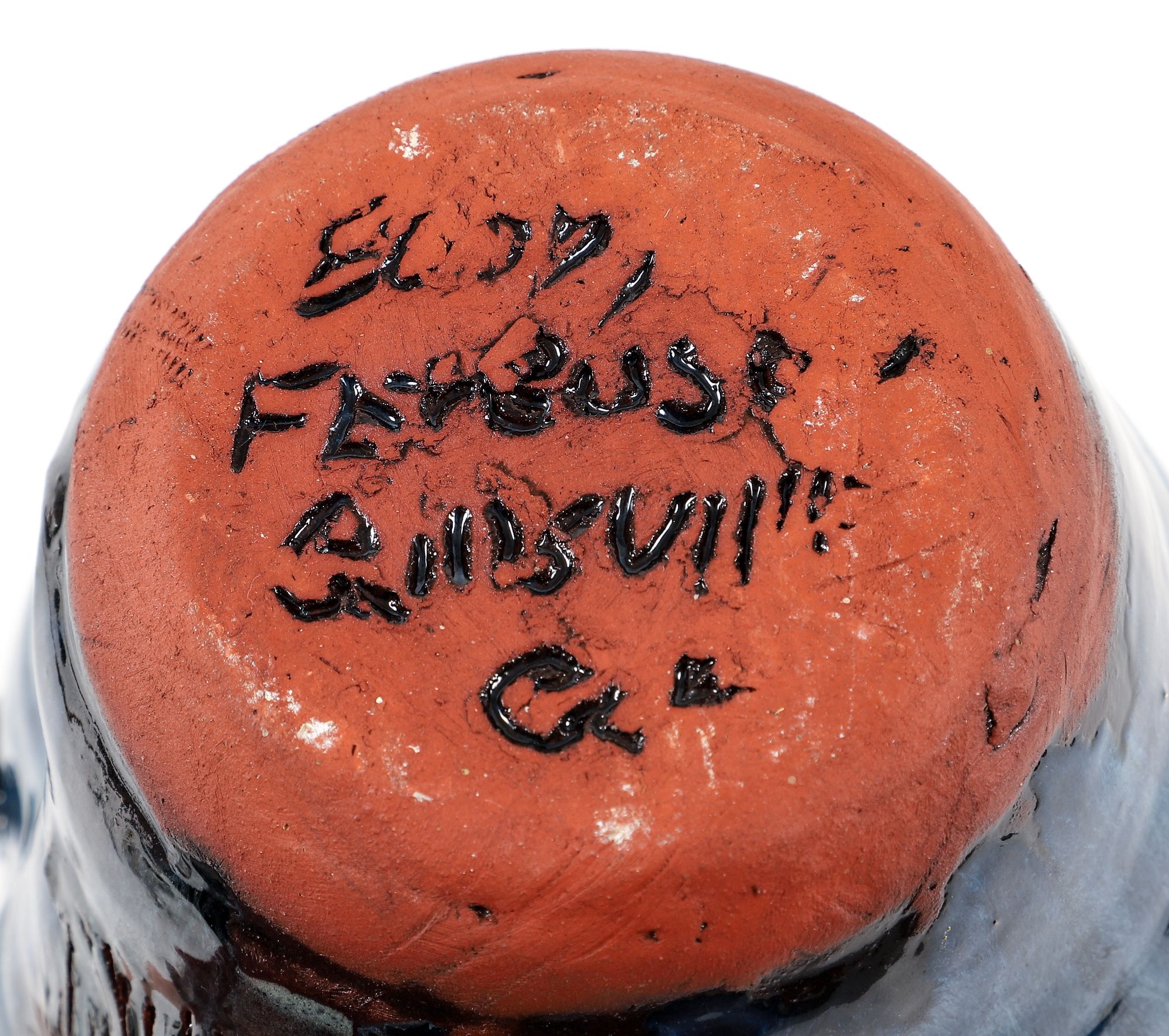 Artwork by Bobby Ferguson, 70th Birthday Face Jug