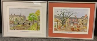 Spring Time Nether End, Baslow & Kings Court - Len Capper