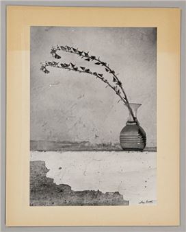 Untitled [Branches in a glass vase] - René Basset