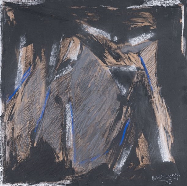 Artwork by Maxime Darnaud, T7, Made of gouache