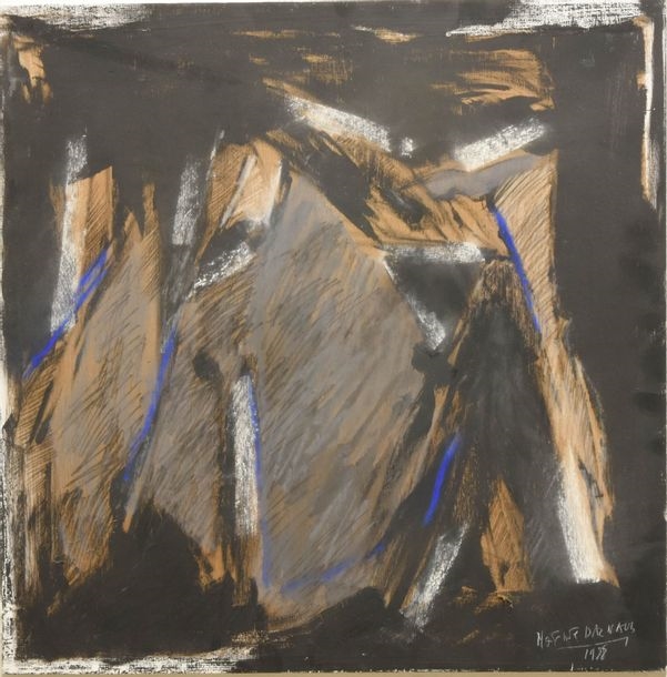 Artwork by Maxime Darnaud, T7, Made of gouache