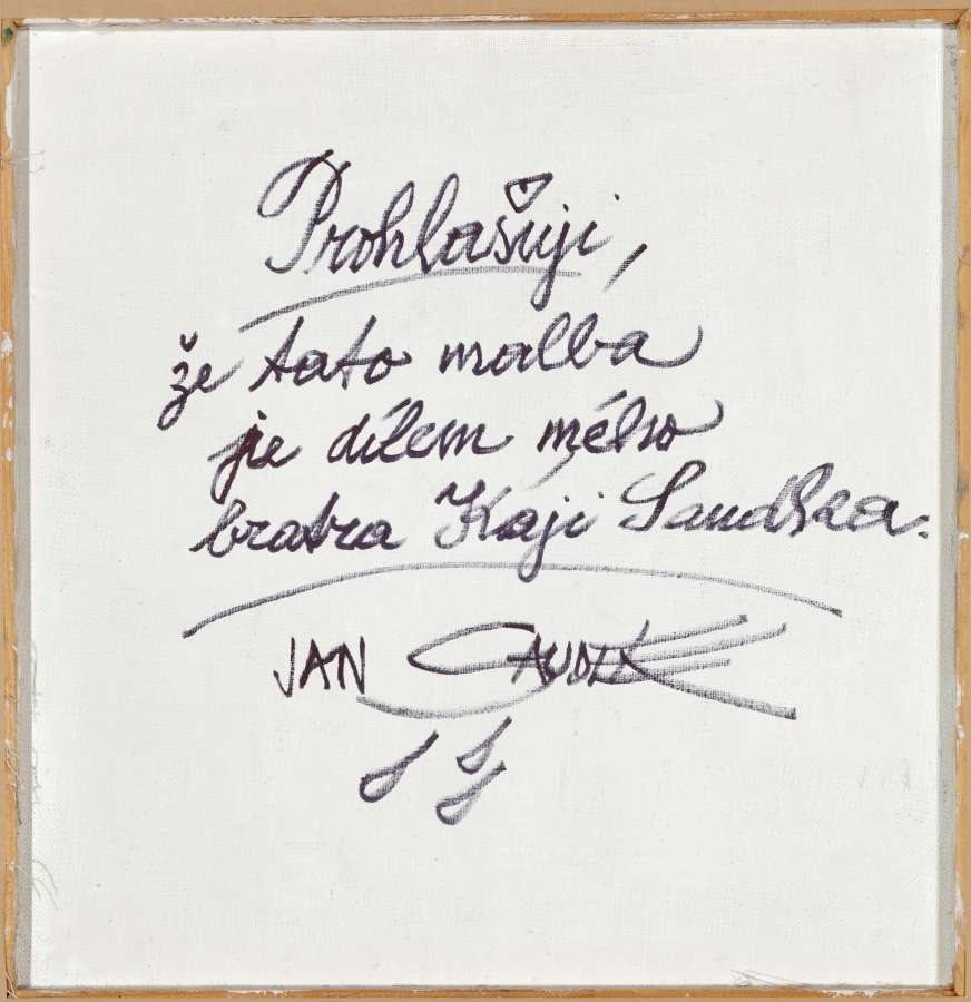 Artwork by Kaja Saudek, Madona, Made of ink on canvas