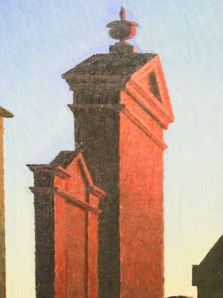 Artwork by Charles W. Stewart, c 1937, Made of oil on canvas