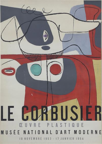 Le Corbusier | Le Corbusier Œuvre plastique - Affiche pour une ...