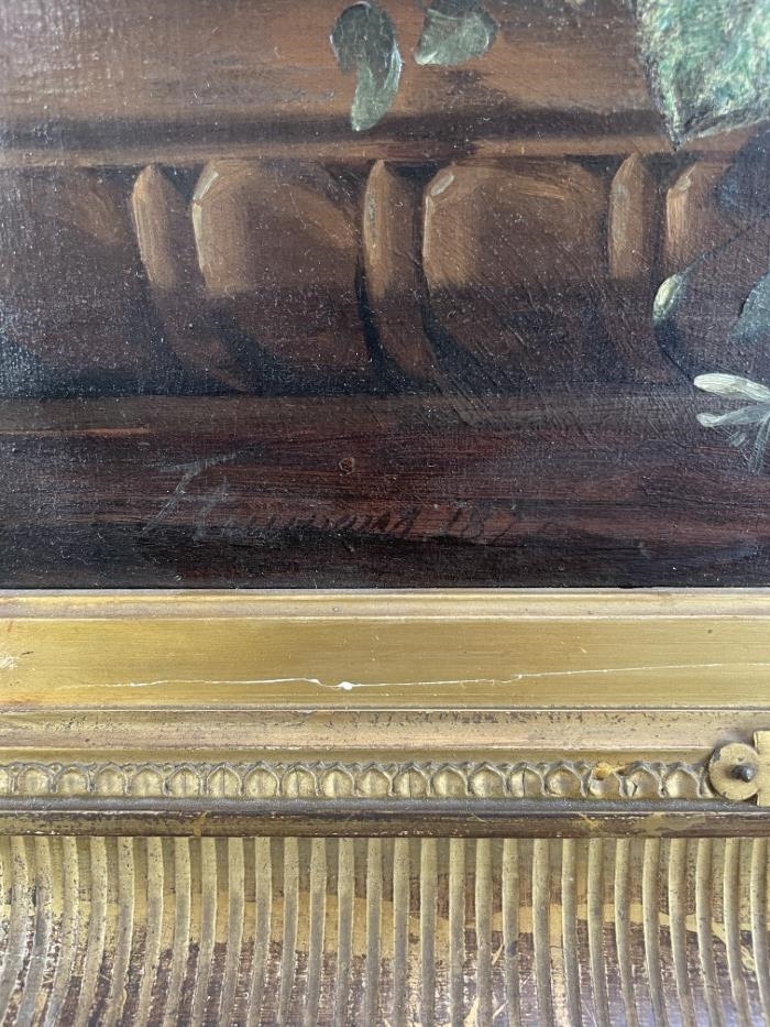 Artwork by François Joseph Huygens, Still Life of Roses, Made of oil on mahogany panel