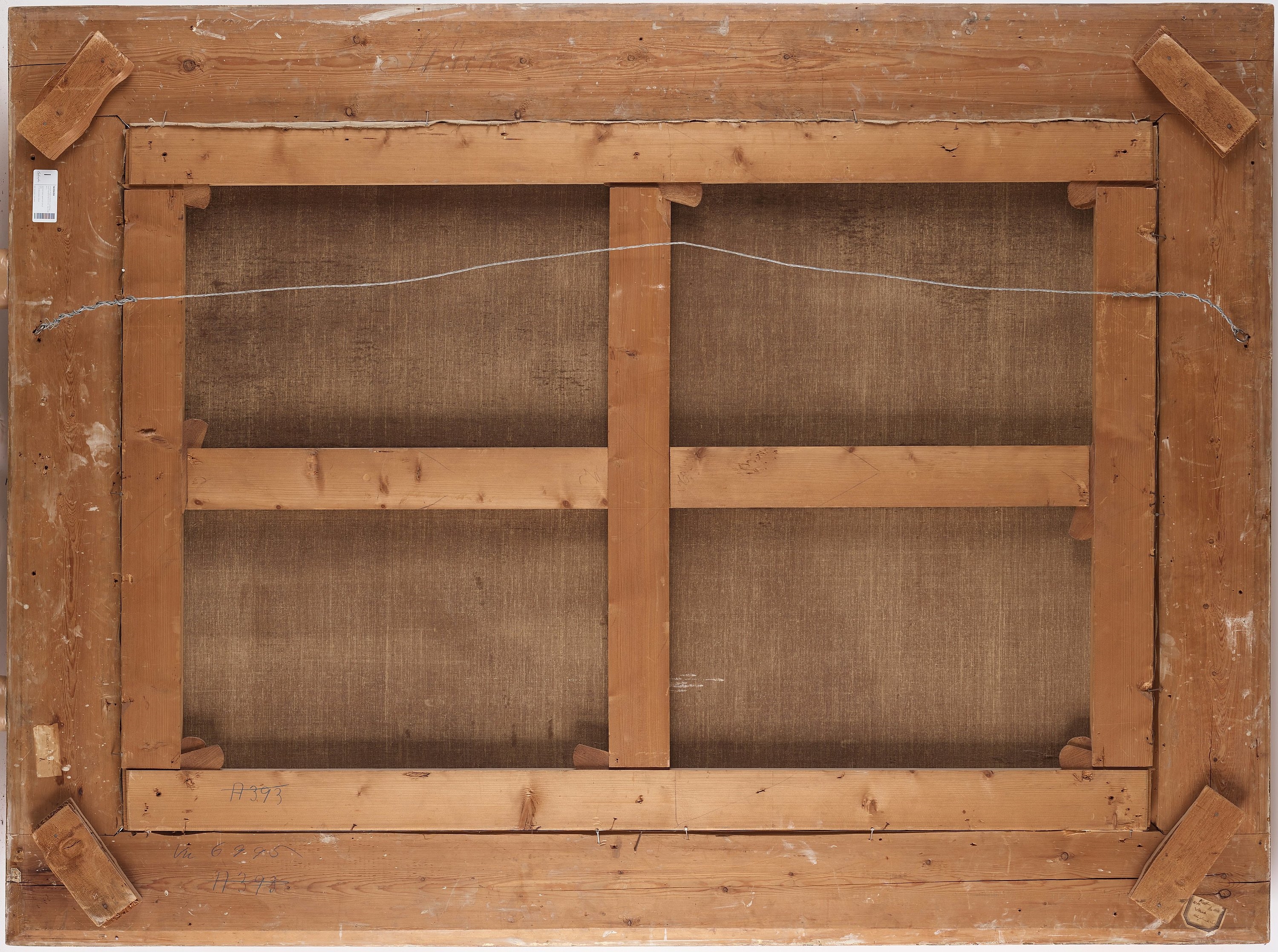 Artwork by Joseph Magnus Stäck, Landscape with a woman, Made of oil on canvas