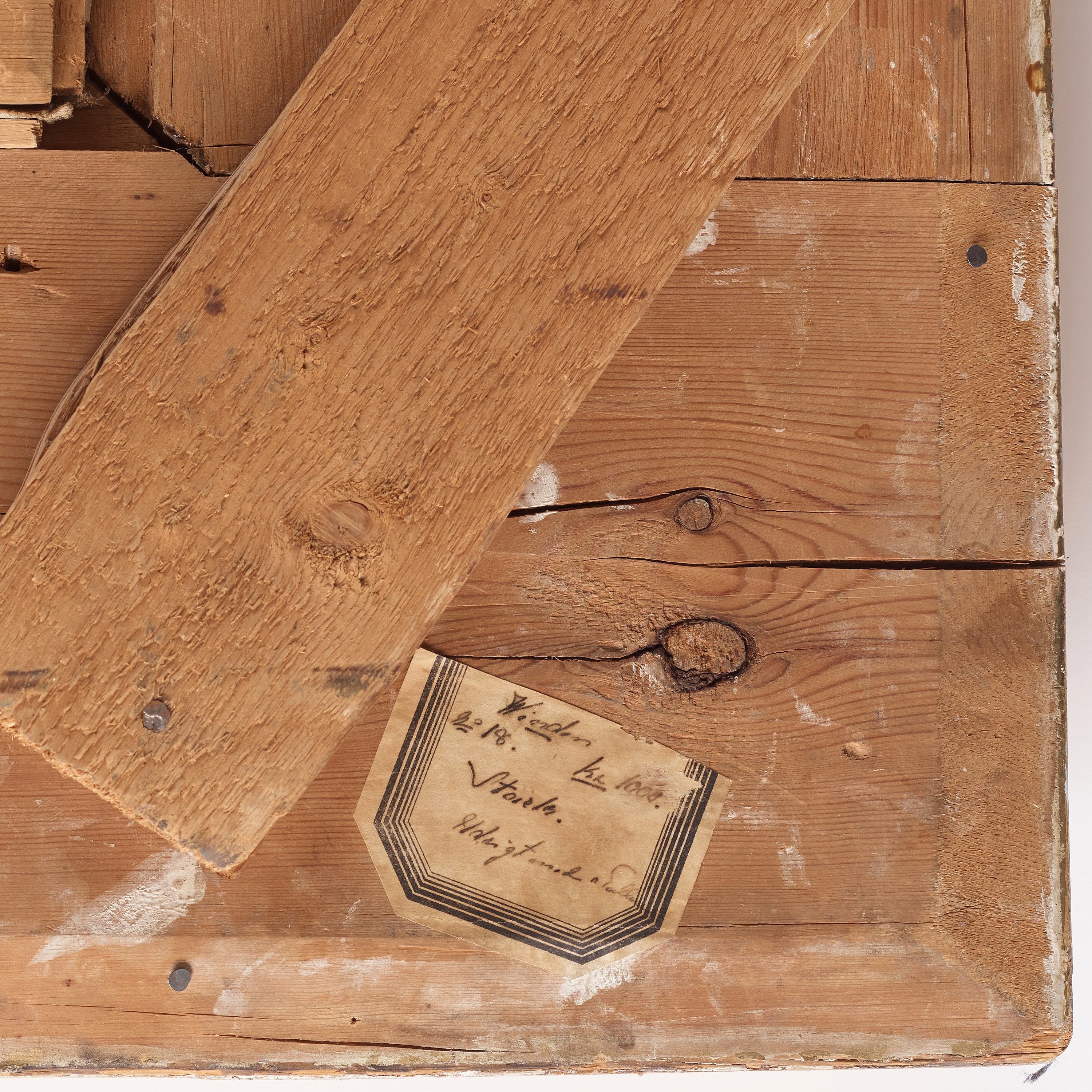 Artwork by Joseph Magnus Stäck, Landscape with a woman, Made of oil on canvas