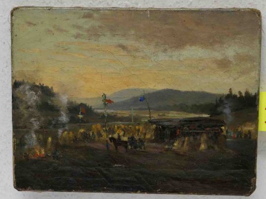 Militärischer Rastplatz - Maximilian Freiherr von Pechmann