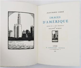 BURNOT (Philippe) & CARRÉ (Jean-Marie). Images d'Amérique. Lyon - Burnot Philippe