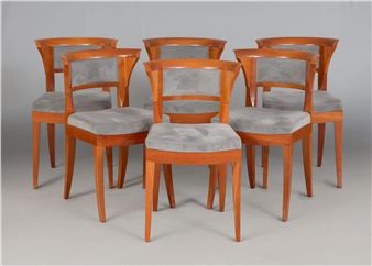 6 GIORGETTI Ess-Stuehle - Léon Krier