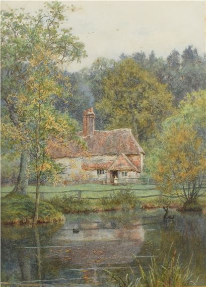 Helen Allingham RWS (-1926) by Helen Allingham