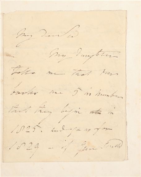 John Constable RA (-1837) by John Constable, dated 1832