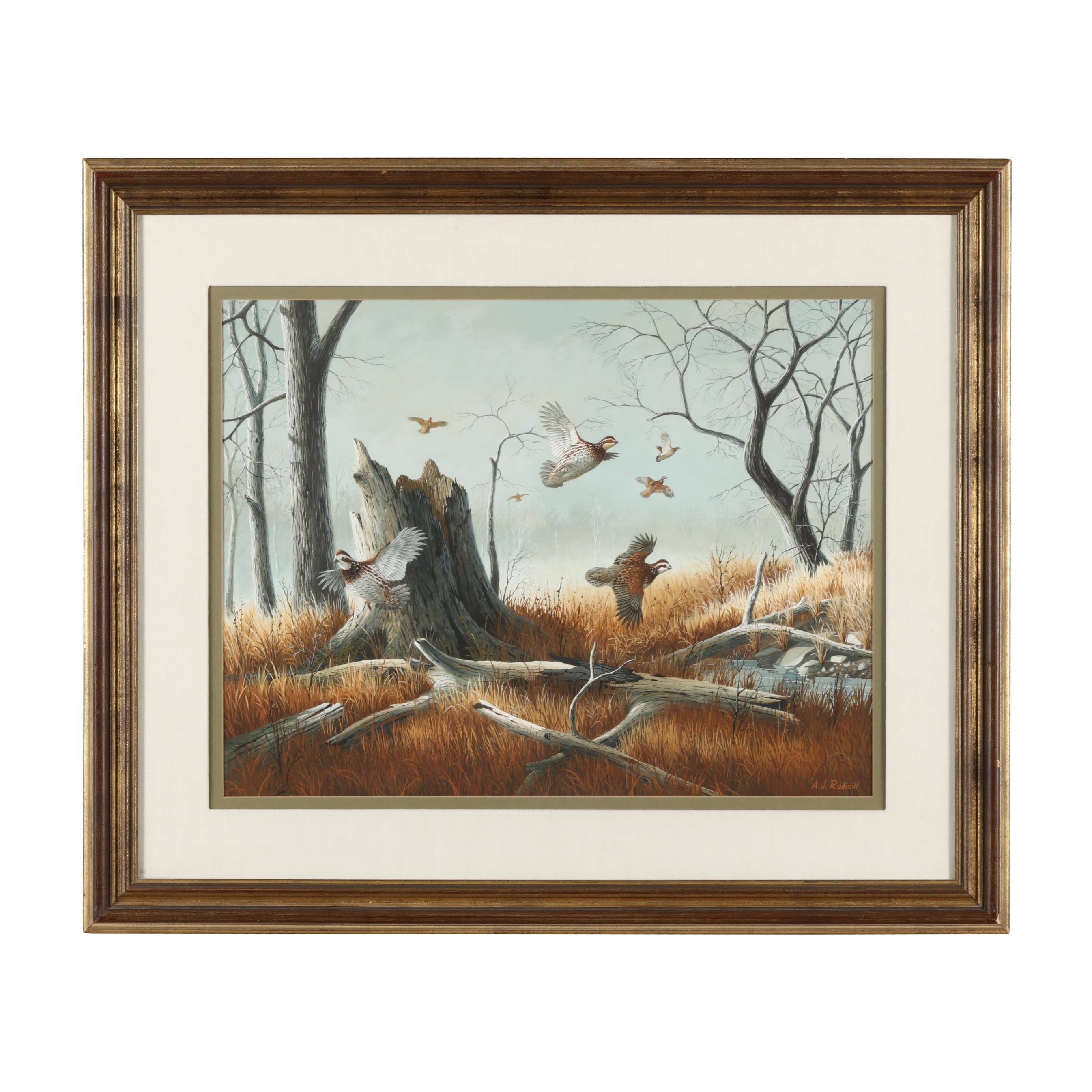 Anthony J. Rudisill | Edge of the Clearing (Quail) | MutualArt