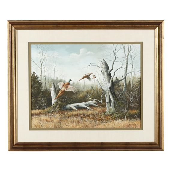 Anthony J. Rudisill | Pheasants in Flight | MutualArt