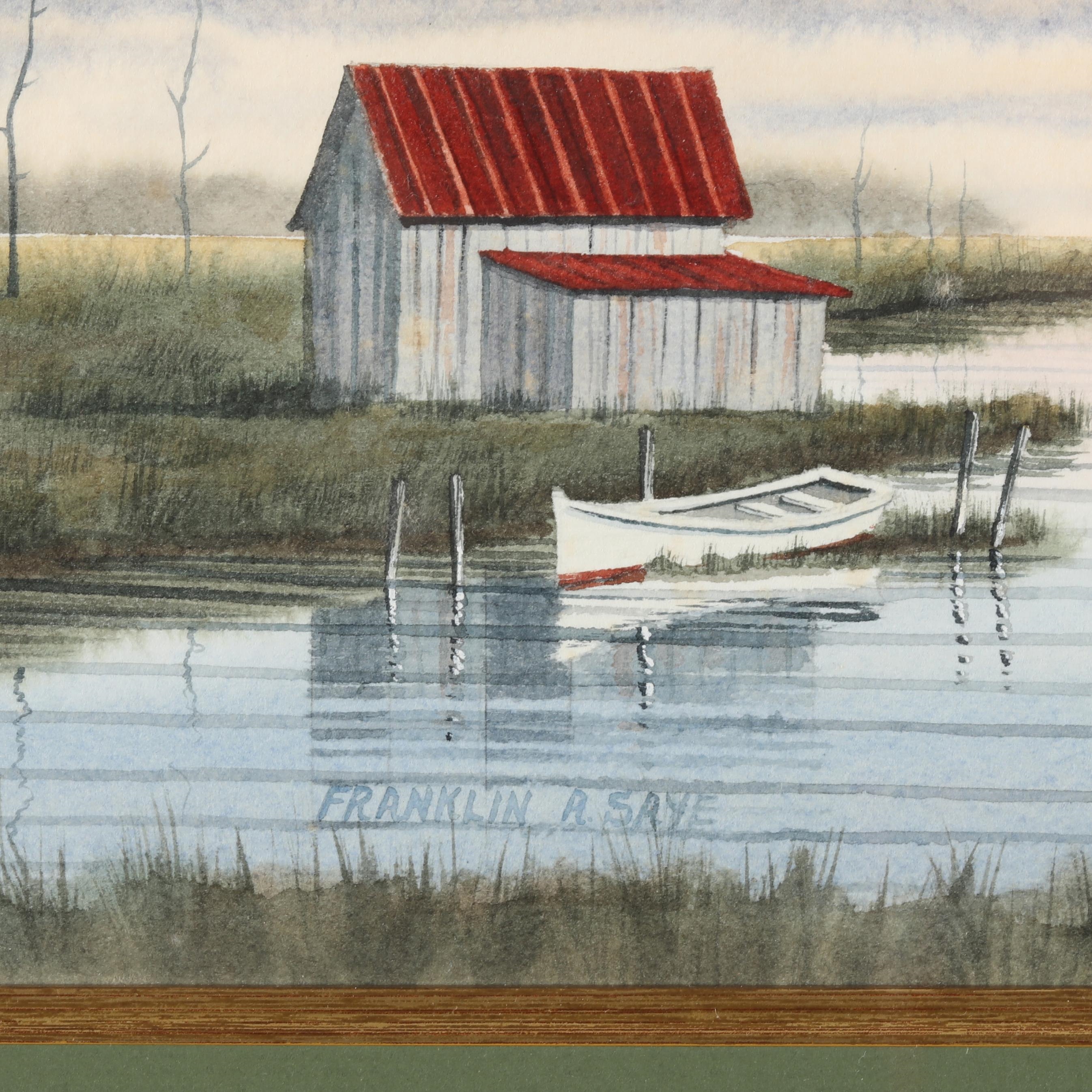 Artwork by Franklin Saye, Morning Flight, Made of Watercolor on paper