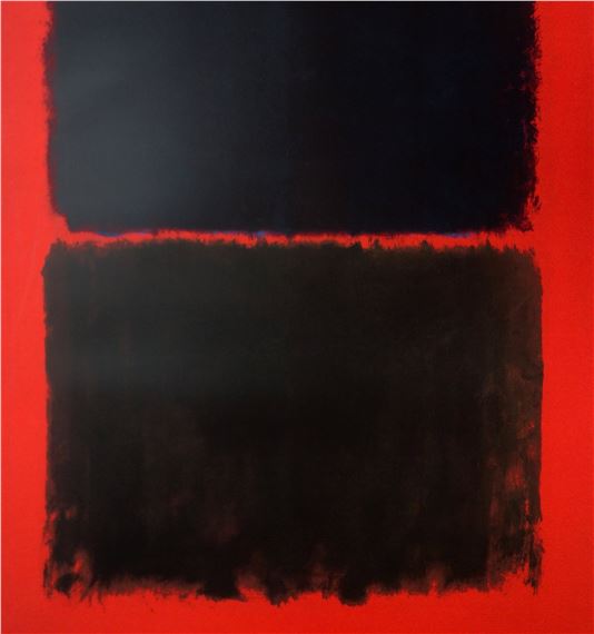 Mark Rothko | Light red over black | MutualArt