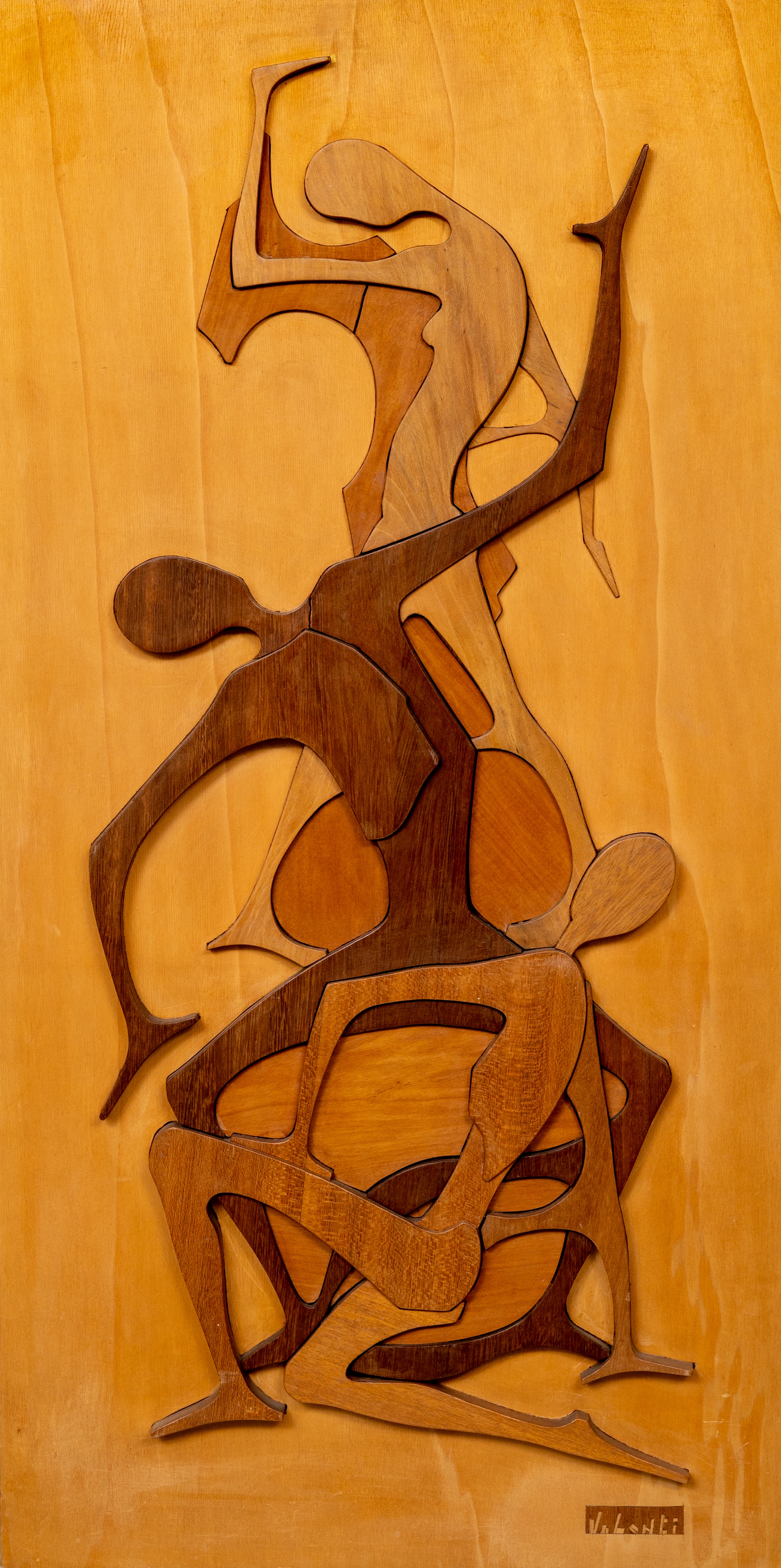 Artwork by Pino Valenti, Figure intrecciate