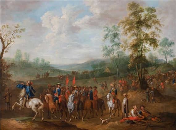 jan-wyck-approach-to-the-battle-of-the-boyne-oil-painting-17th