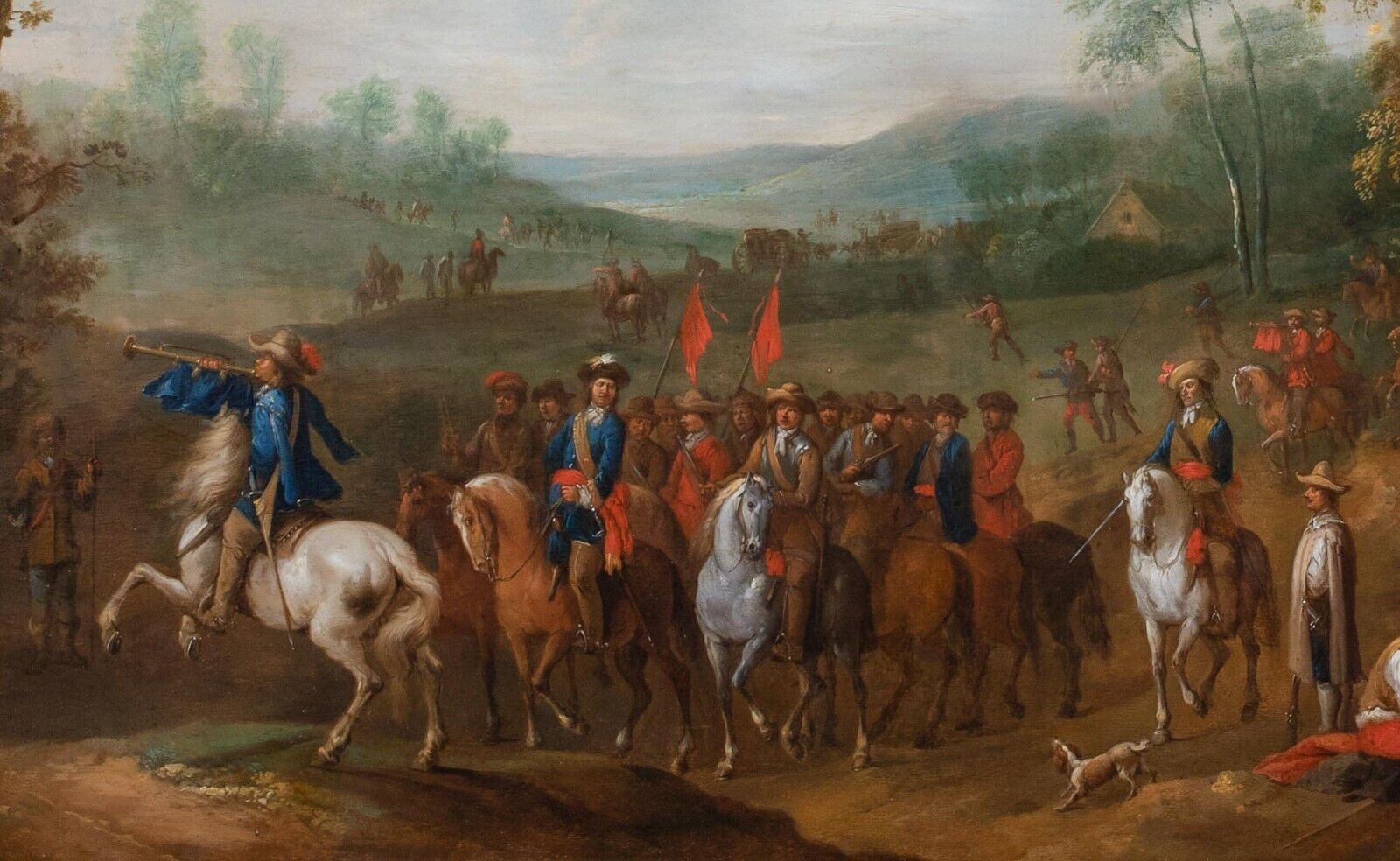 jan-wyck-approach-to-the-battle-of-the-boyne-oil-painting-17th
