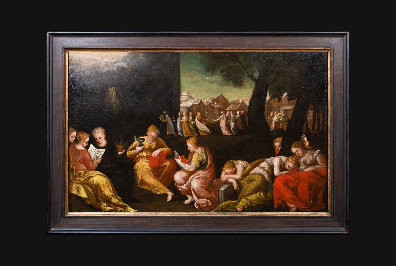 Italian School, 16th Century | ALLEGORY OF THE MANY VIRTUES OF MARY OIL ...