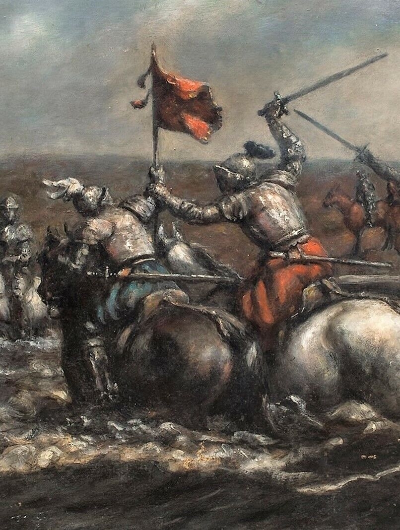 English School, 19th Century | THE BATTLE OF TOWTON | MutualArt