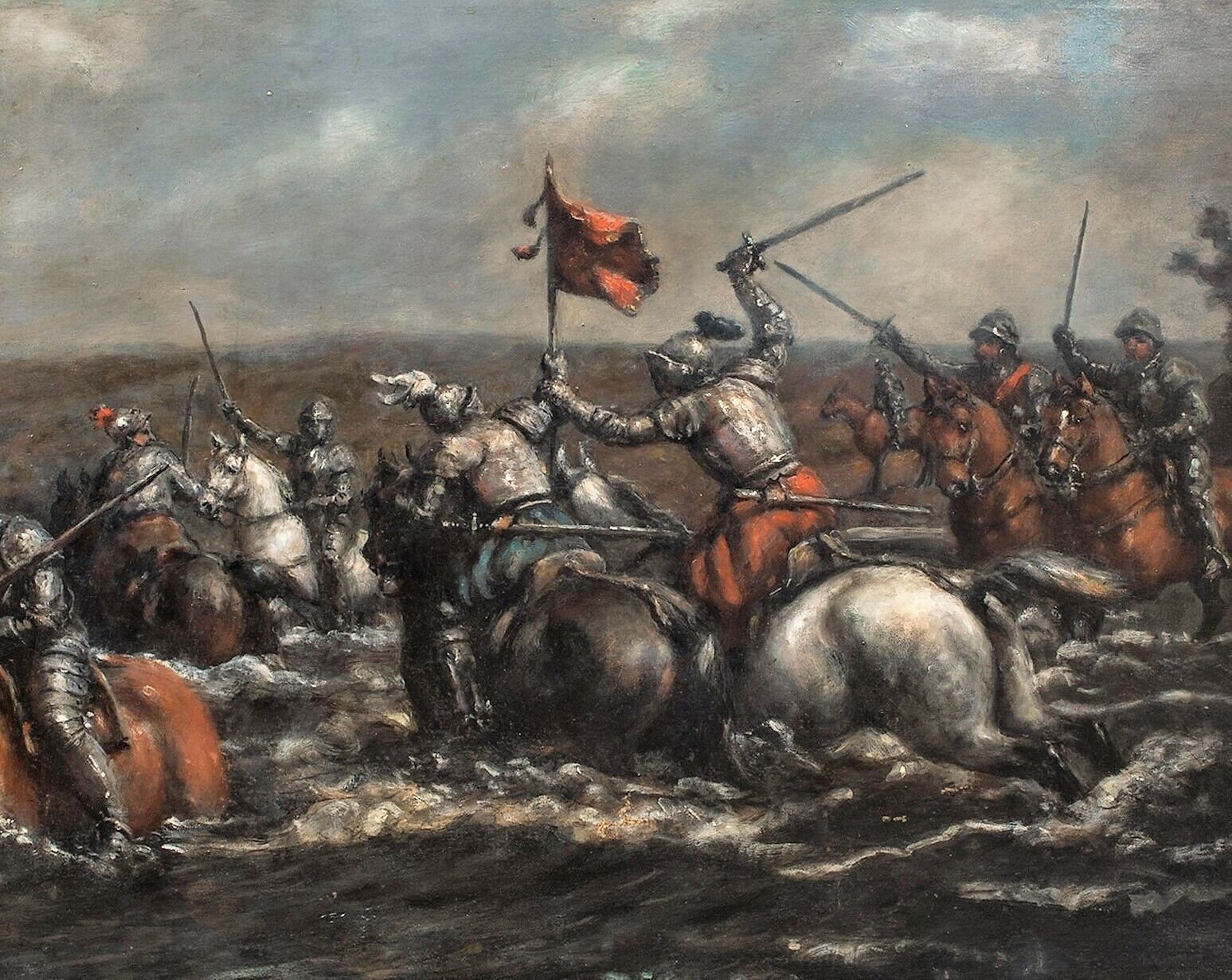 English School, 19th Century | THE BATTLE OF TOWTON | MutualArt
